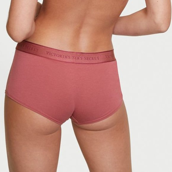 VS XXL Logo Waist Boyshort Lady Pink NWT - Picture 7 of 14